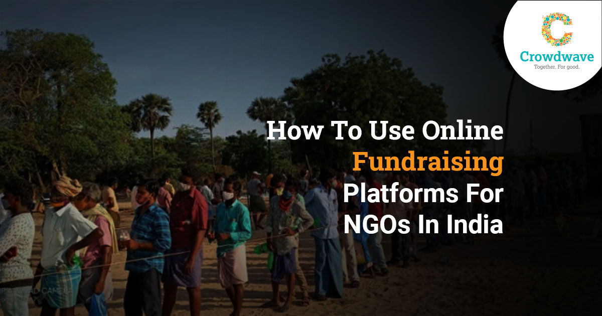 how to use online fundraising platforms for ngos in india
