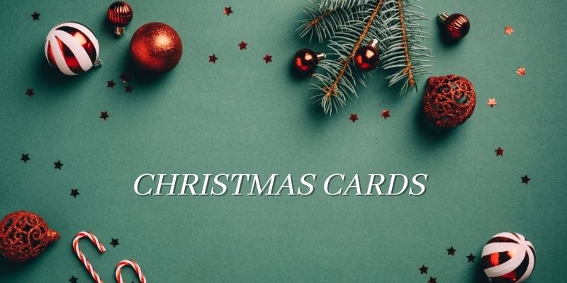 Christmas cards are a classic choice