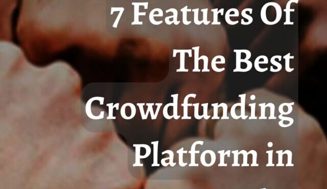 features of crowdfunding platform poster page