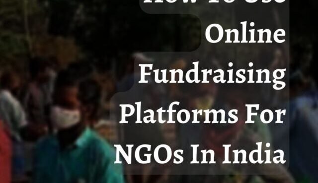 how to use online fundraising platforms for ngos poster page