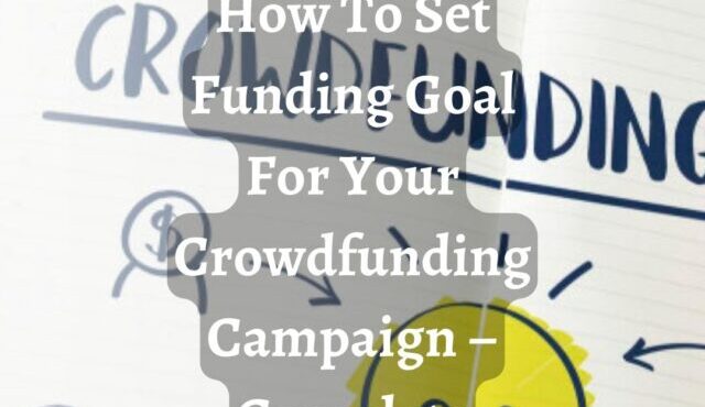 crowdfunding campaign goal poster page