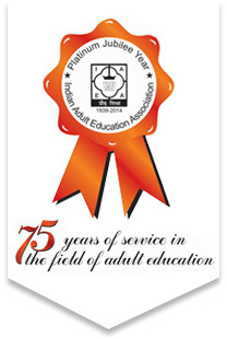 indian adult education association logo