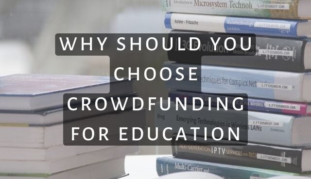 crowdfunding for education poster page