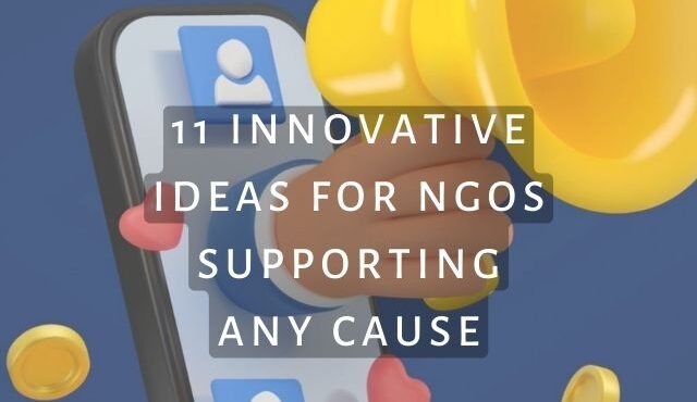 innovative ideas for ngos supporting cause poster page