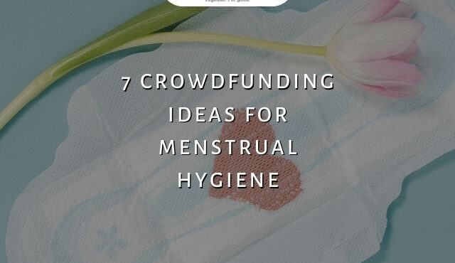 crowdfunding idea for menstrual hygiene poster page